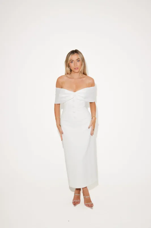 The Ultimate Muse Bow Midi Dress sold by Odd Muse