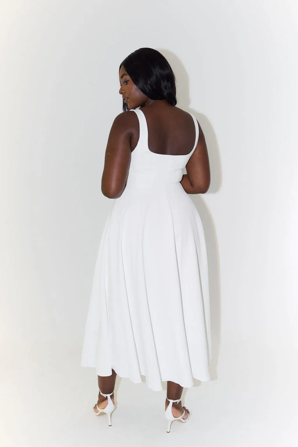 Square Neck Midi Dress sold by Odd Muse product image thumbnail 5