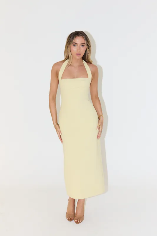 The Ultimate Muse Halter Neck Midi Dress made by Odd Muse