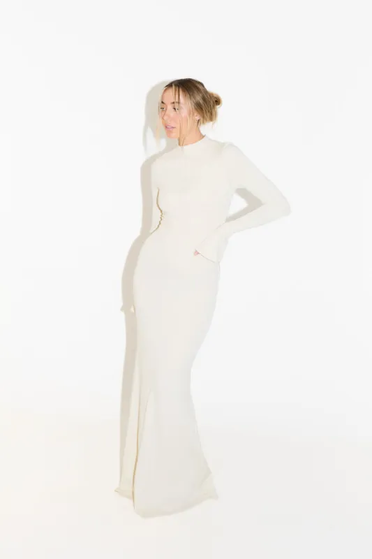 The Ultimate Muse Knitted Long Sleeve Maxi Dress made by Odd Muse