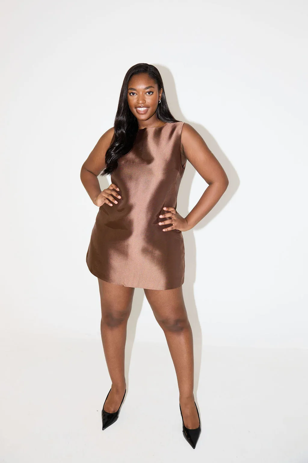 The Ultimate Muse Satin Shift Dress sold by Odd Muse product image thumbnail 5