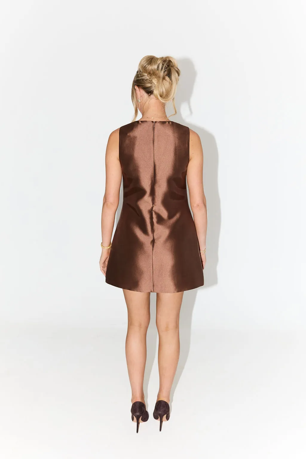 The Ultimate Muse Satin Shift Dress sold by Odd Muse product image thumbnail 3