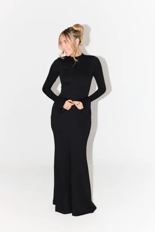 The Ultimate Muse Knitted Long Sleeve Maxi Dress sold by Odd Muse