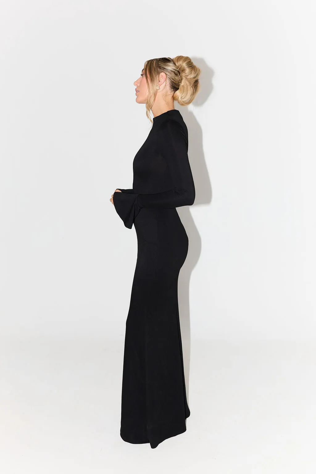 The Ultimate Muse Knitted Long Sleeve Maxi Dress sold by Odd Muse product image thumbnail 3