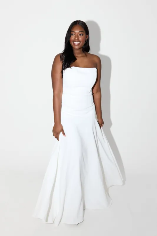 The Ultimate Muse Strapless Maxi Dress sold by Odd Muse