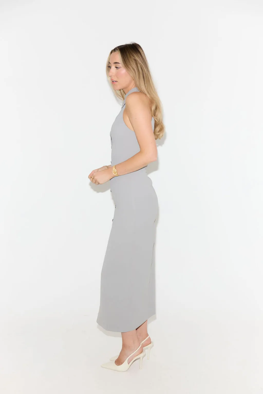 The Ultimate Muse Collar Maxi Dress sold by Odd Muse product image thumbnail 3