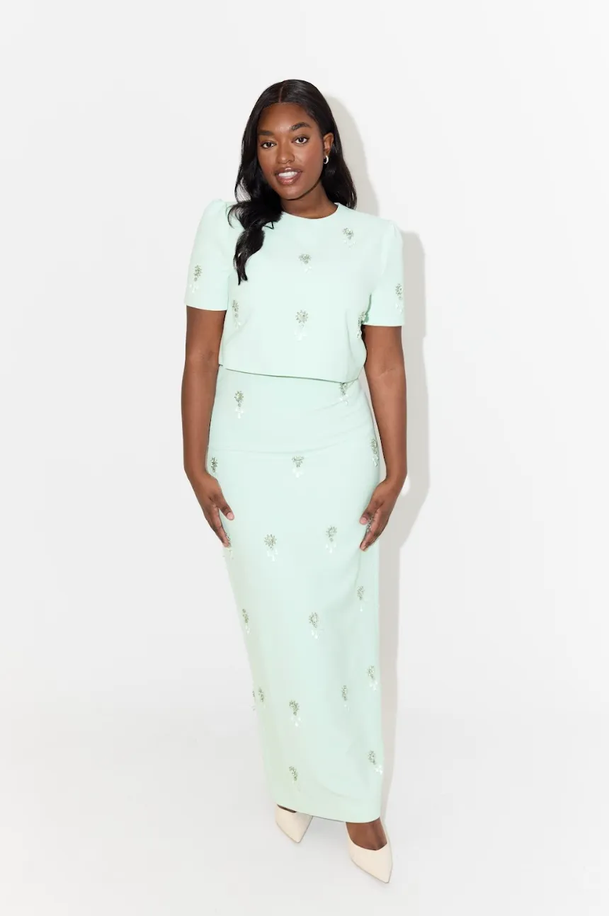 The Ultimate Muse Crystal Maxi Skirt sold by Odd Muse product image thumbnail 3