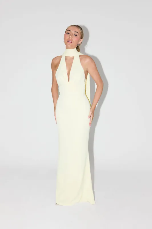 The Ultimate Muse Tie Neck Maxi Dress sold by Odd Muse