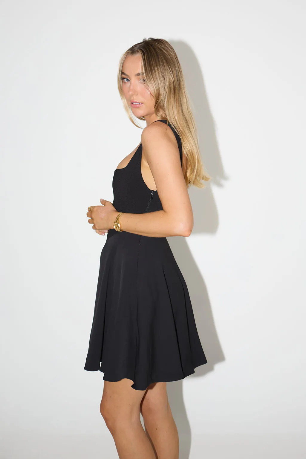 The Ultimate Muse High Waist Square Neck Mini Dress sold by Odd Muse product image thumbnail 5