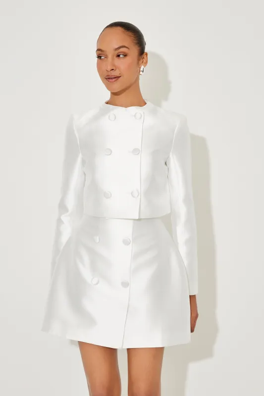 The Ultimate Muse Satin Button Jacket sold by Odd Muse