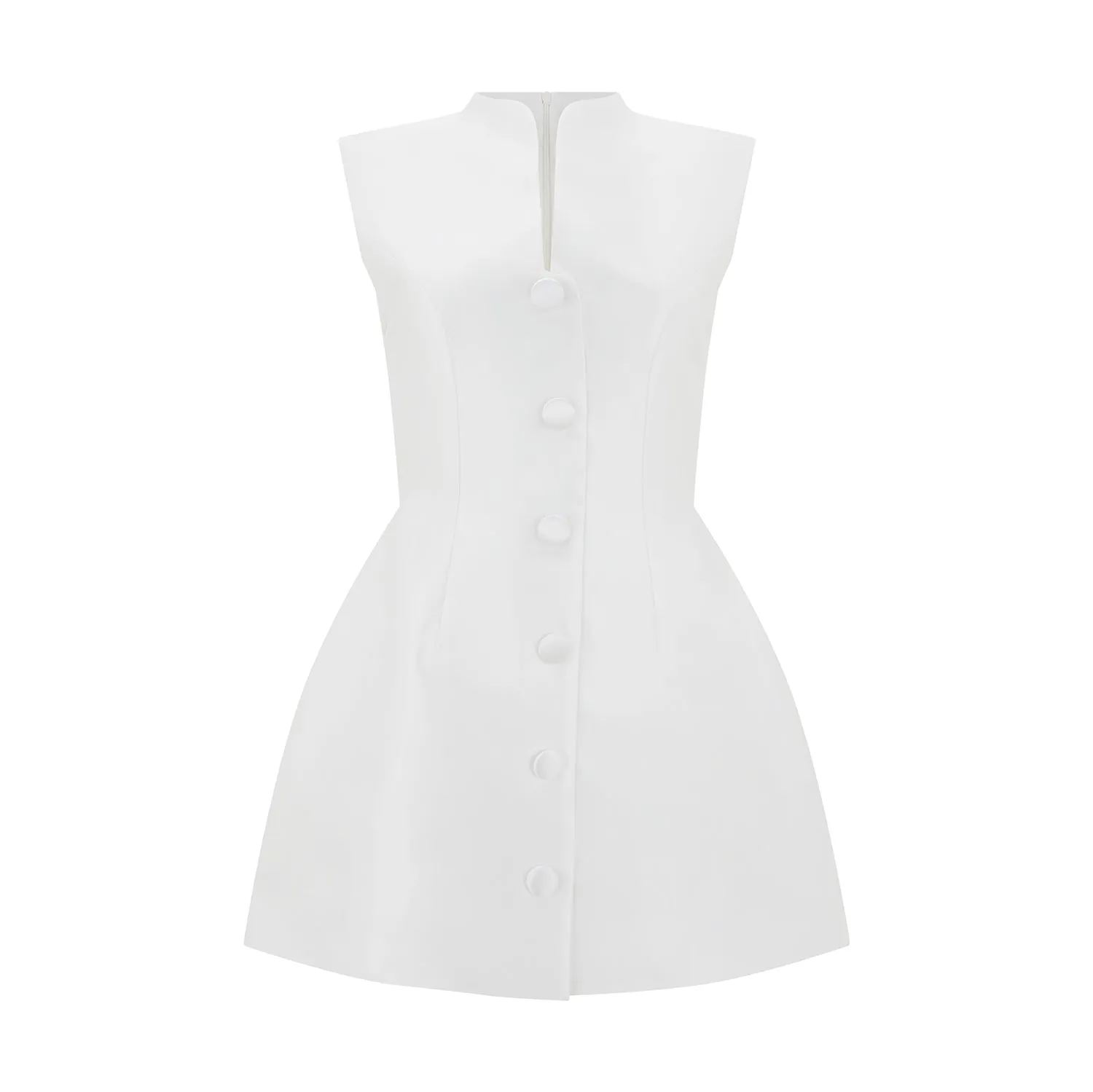 The Ultimate Muse Satin Button Mini Dress sold by Odd Muse product image thumbnail 5