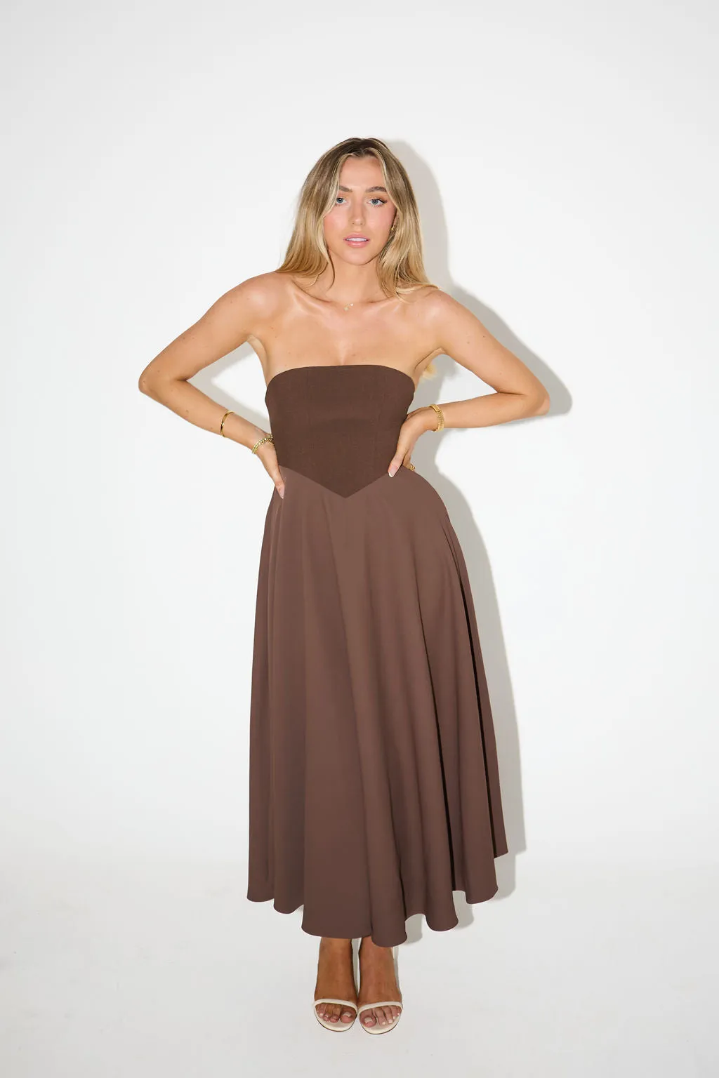 The Ultimate Muse Strapless Midi Dress sold by Odd Muse product image thumbnail 4
