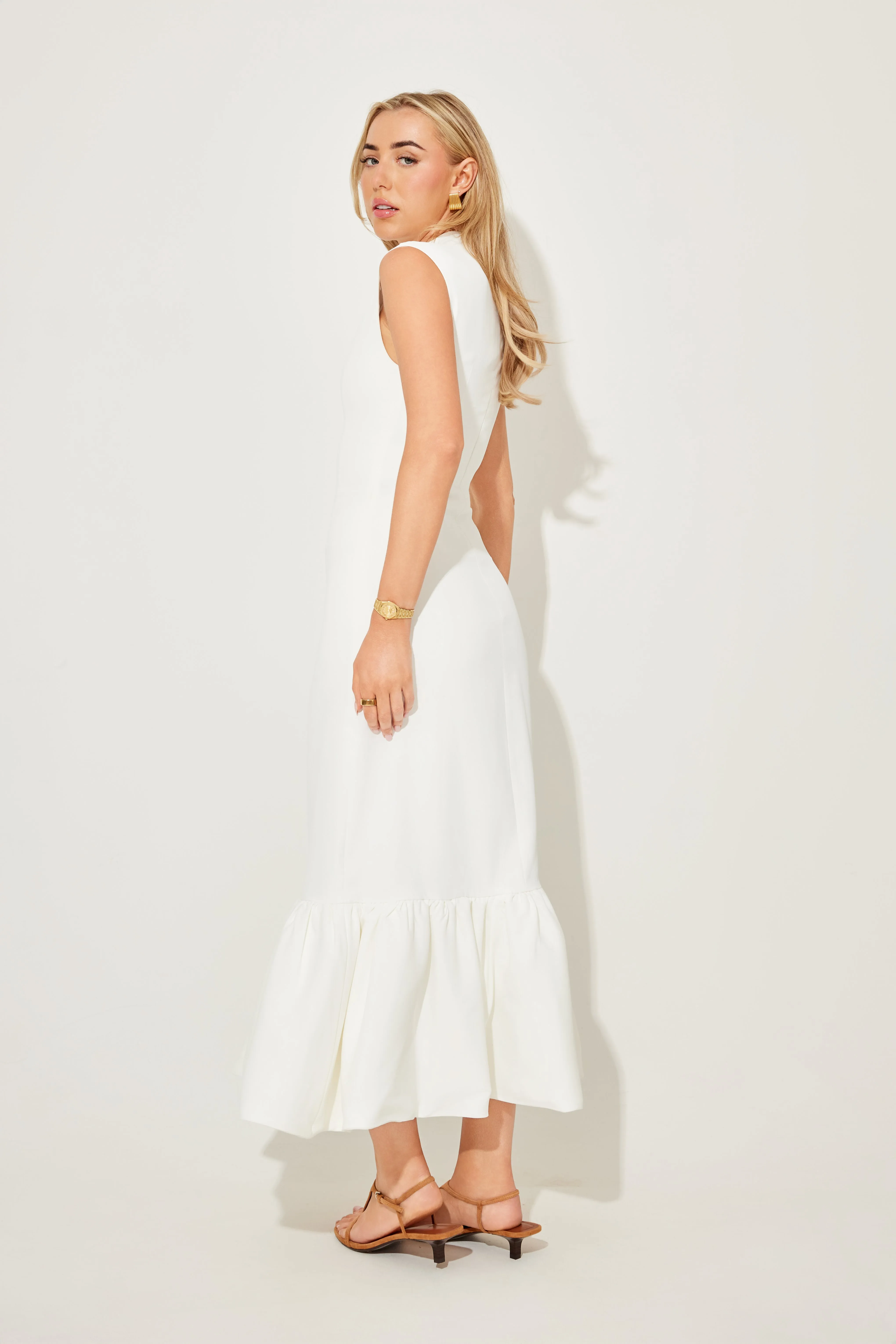 Sleeveless Midi Dress sold by Odd Muse product image thumbnail 4