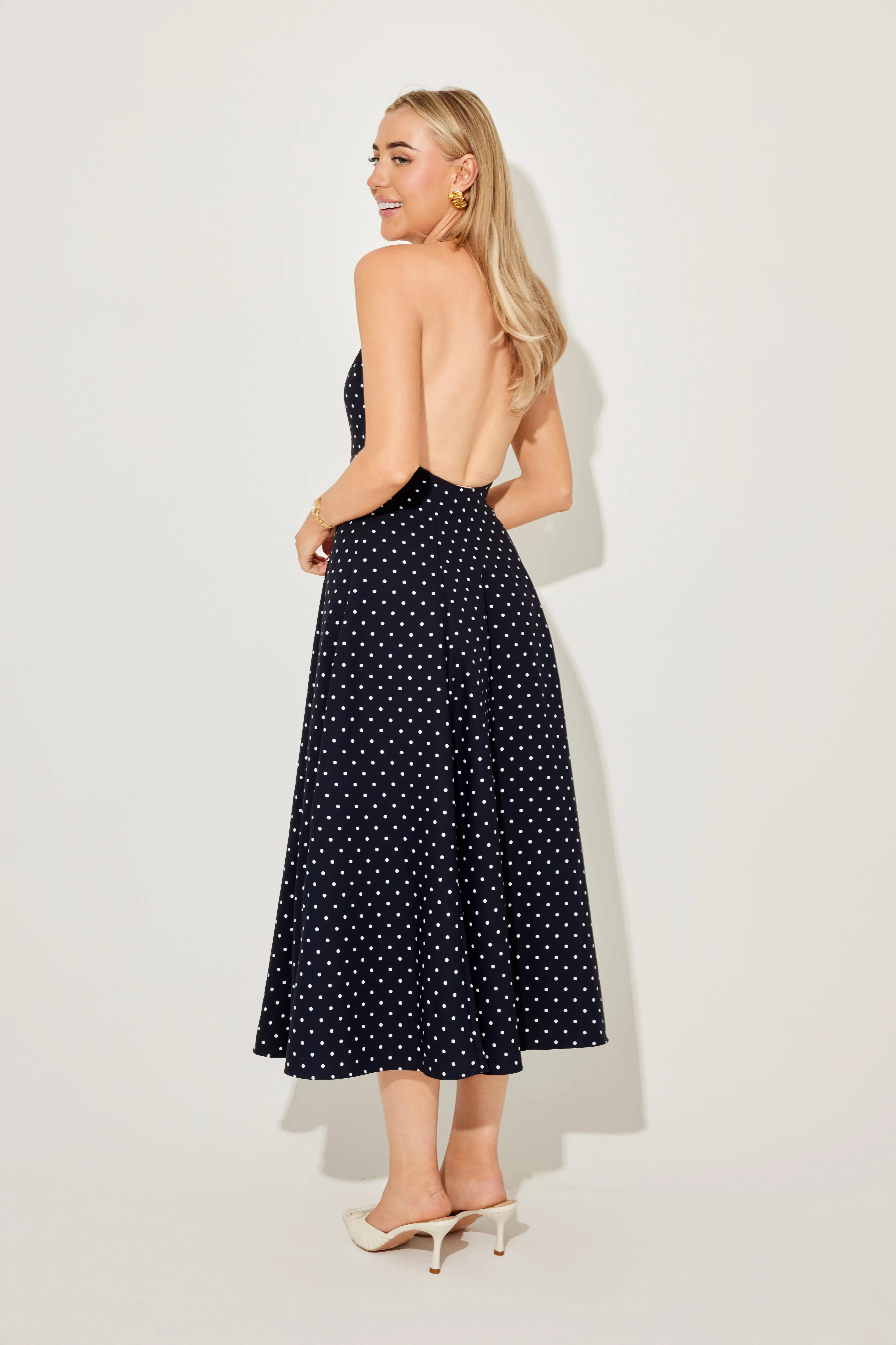 Low Back Midi Dress sold by Odd Muse product image thumbnail 5