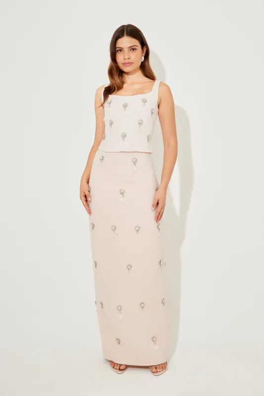 Crystal Maxi Skirt sold by Odd Muse