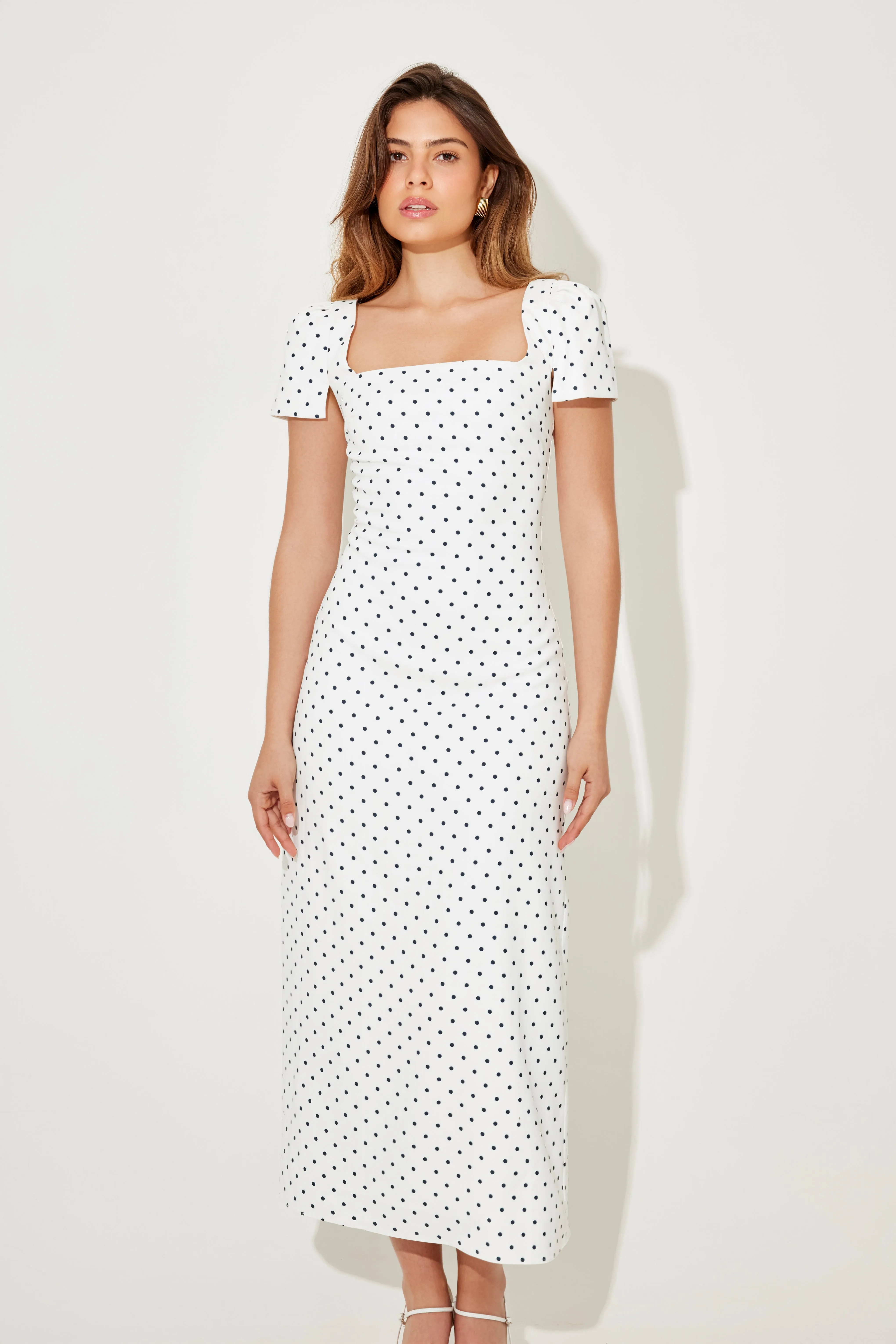 Square Neck Slip Midi Dress sold by Odd Muse product image thumbnail 3