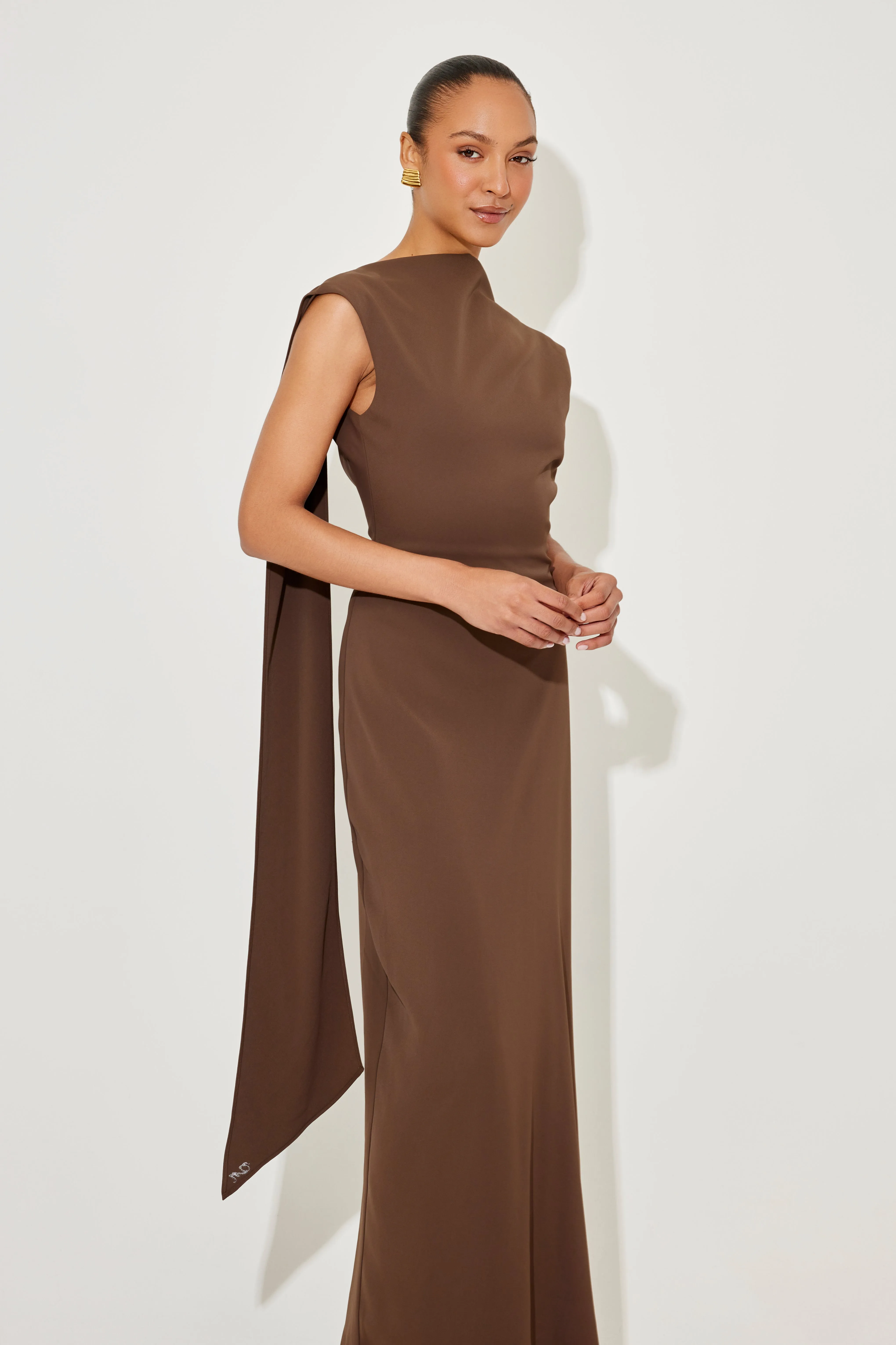 Drape Maxi Dress sold by Odd Muse product image thumbnail 4