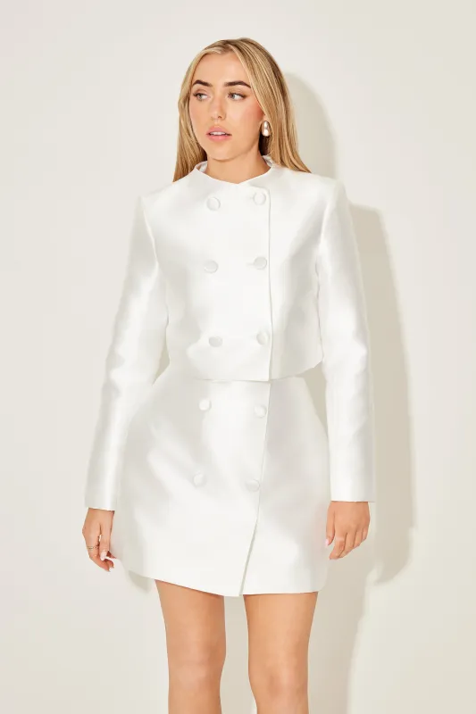 Satin Mini Skirt sold by Odd Muse