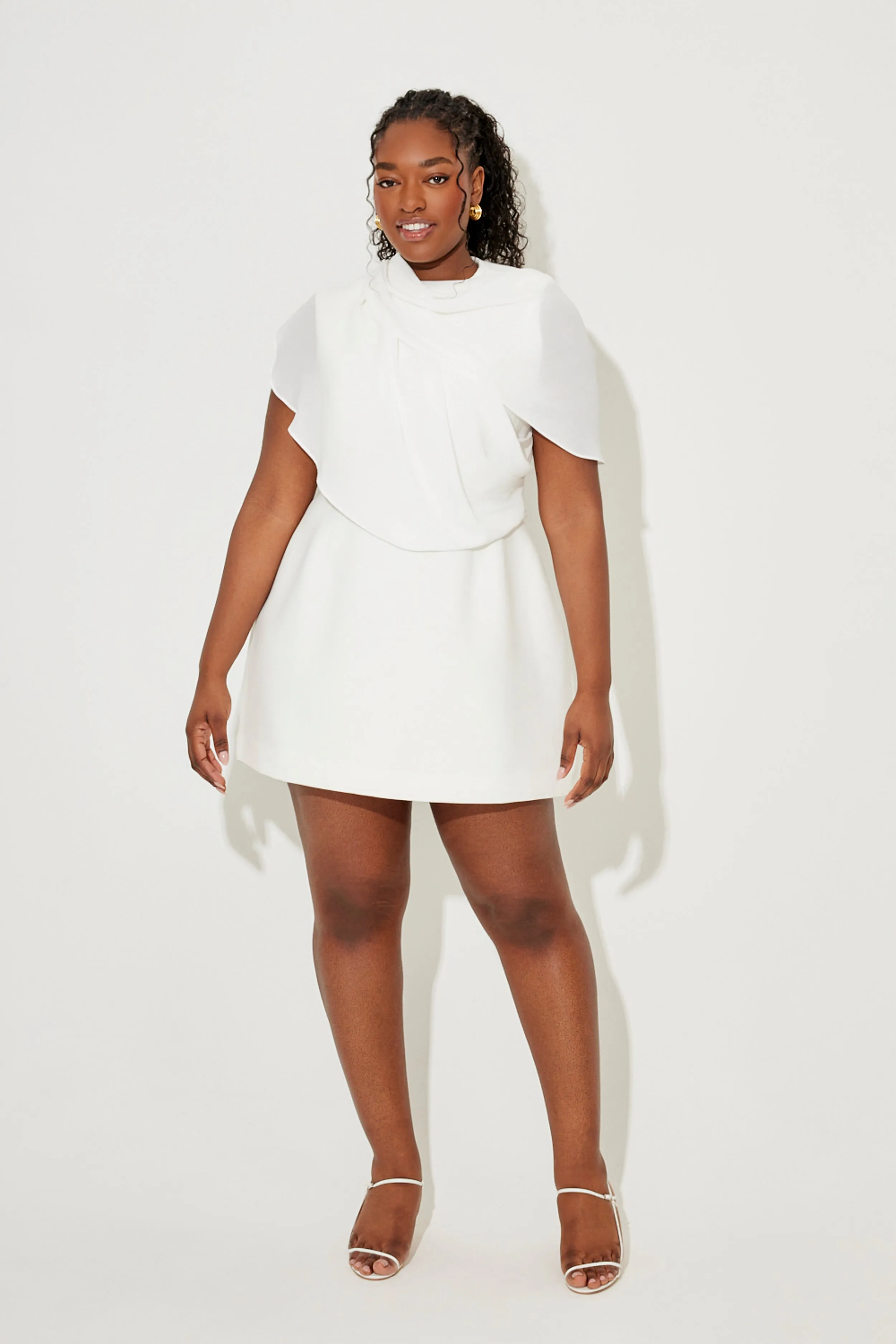 Gathered Mini Dress sold by Odd Muse product image thumbnail 5