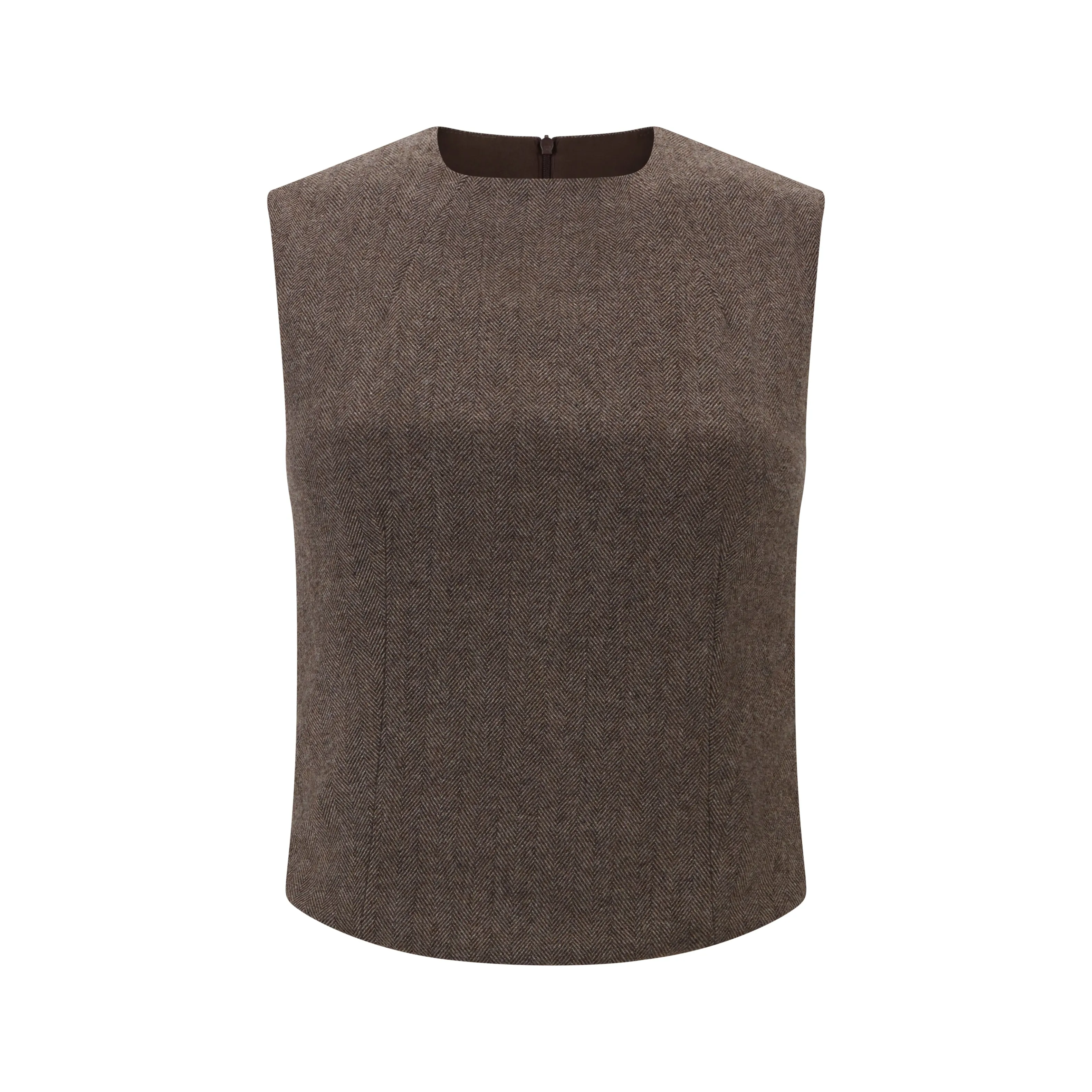 The Ultimate Muse Herringbone Sleeveless Top sold by Odd Muse product image thumbnail 2