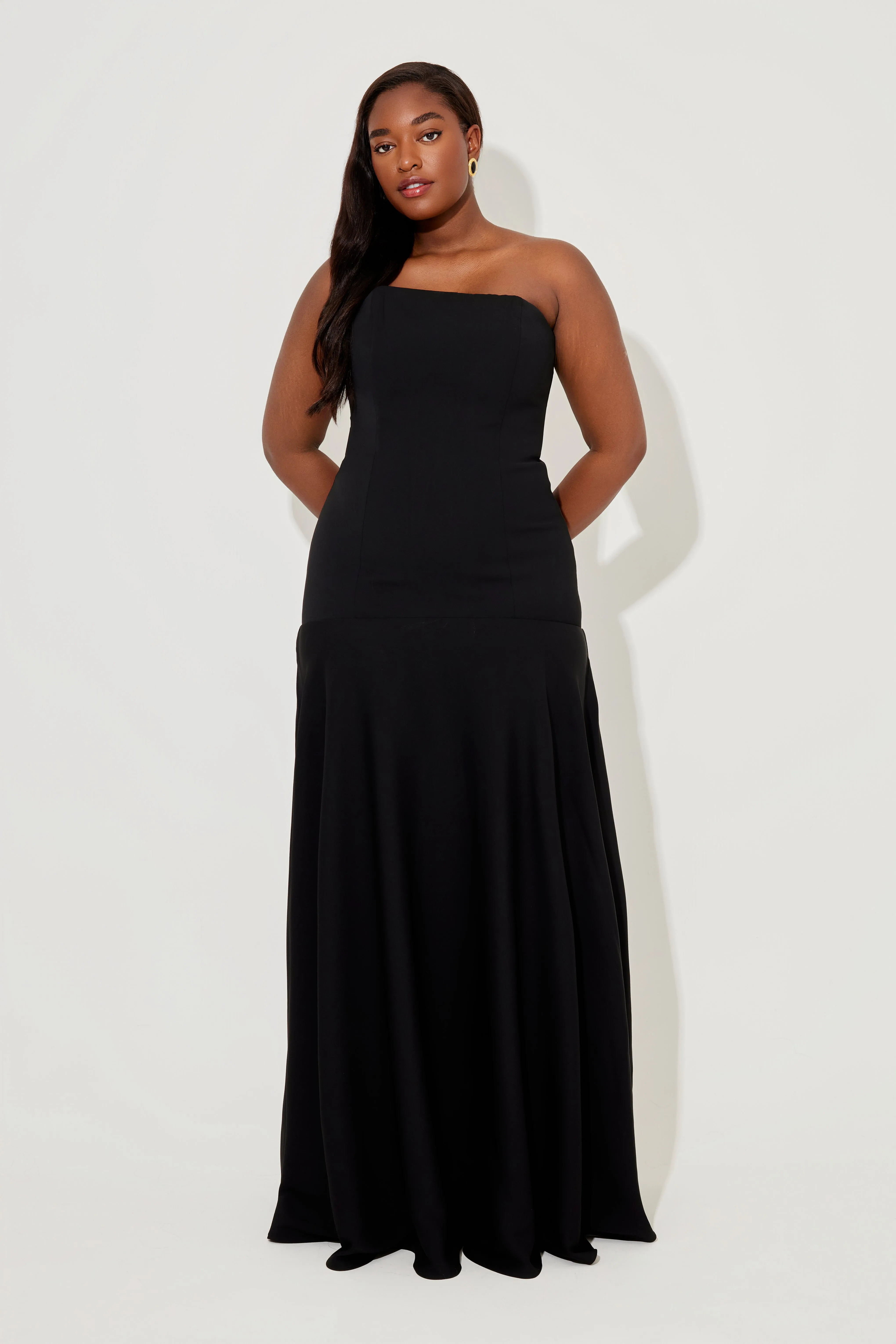The Ultimate Muse Strapless Maxi Dress sold by Odd Muse