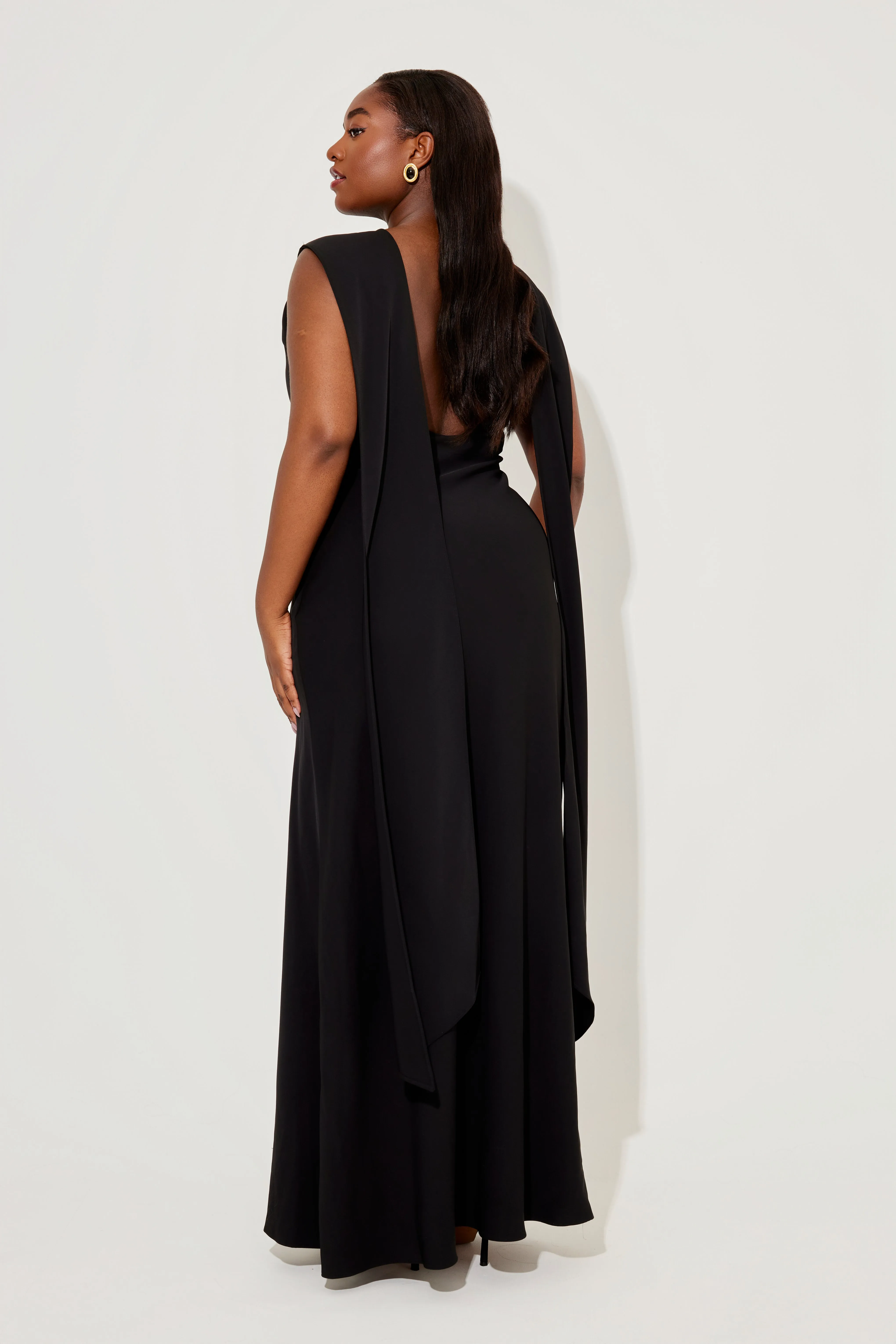 Drape Maxi Dress sold by Odd Muse product image thumbnail 5