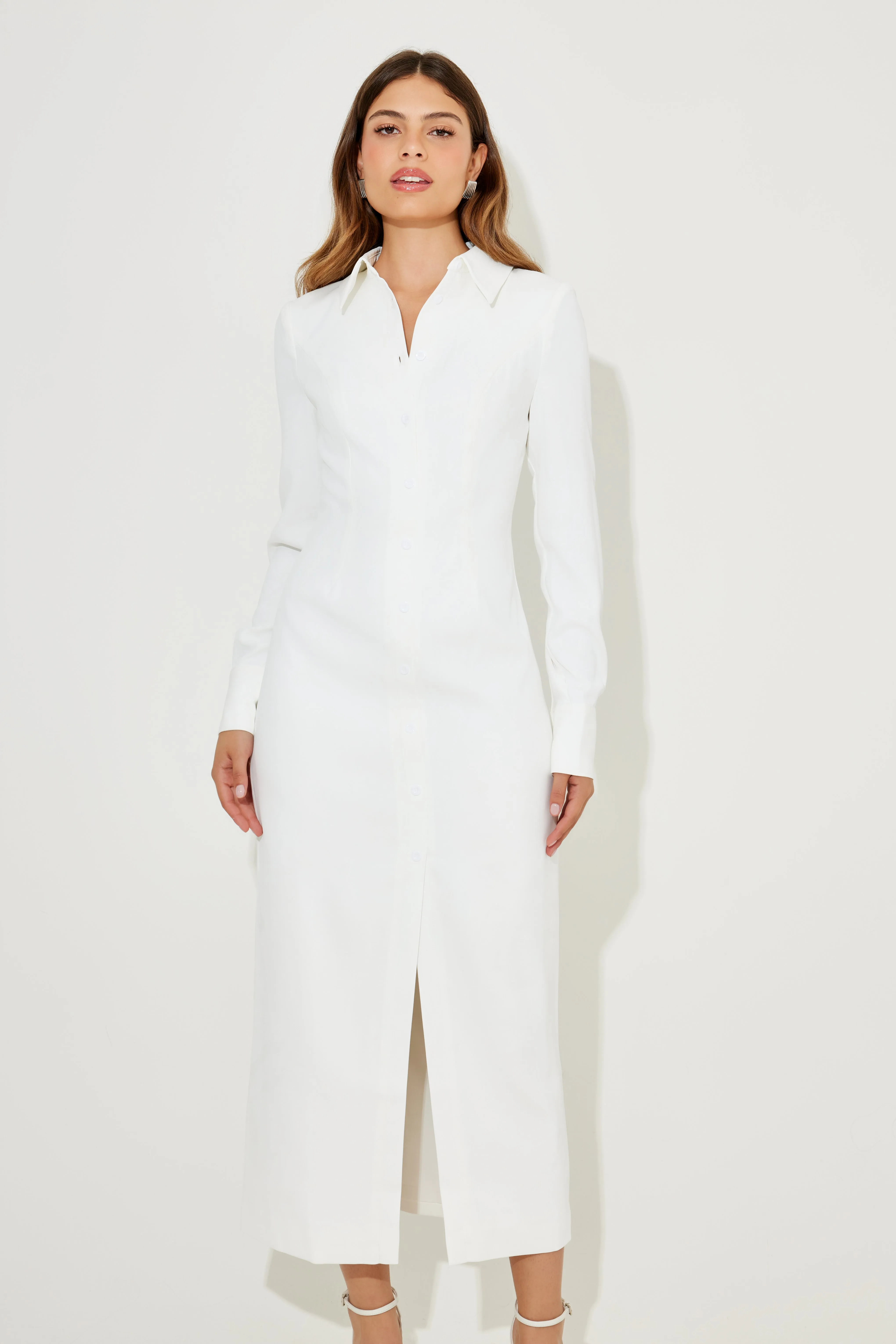 The Ultimate Muse Long Sleeve Collar Maxi Dress sold by Odd Muse product image thumbnail 3