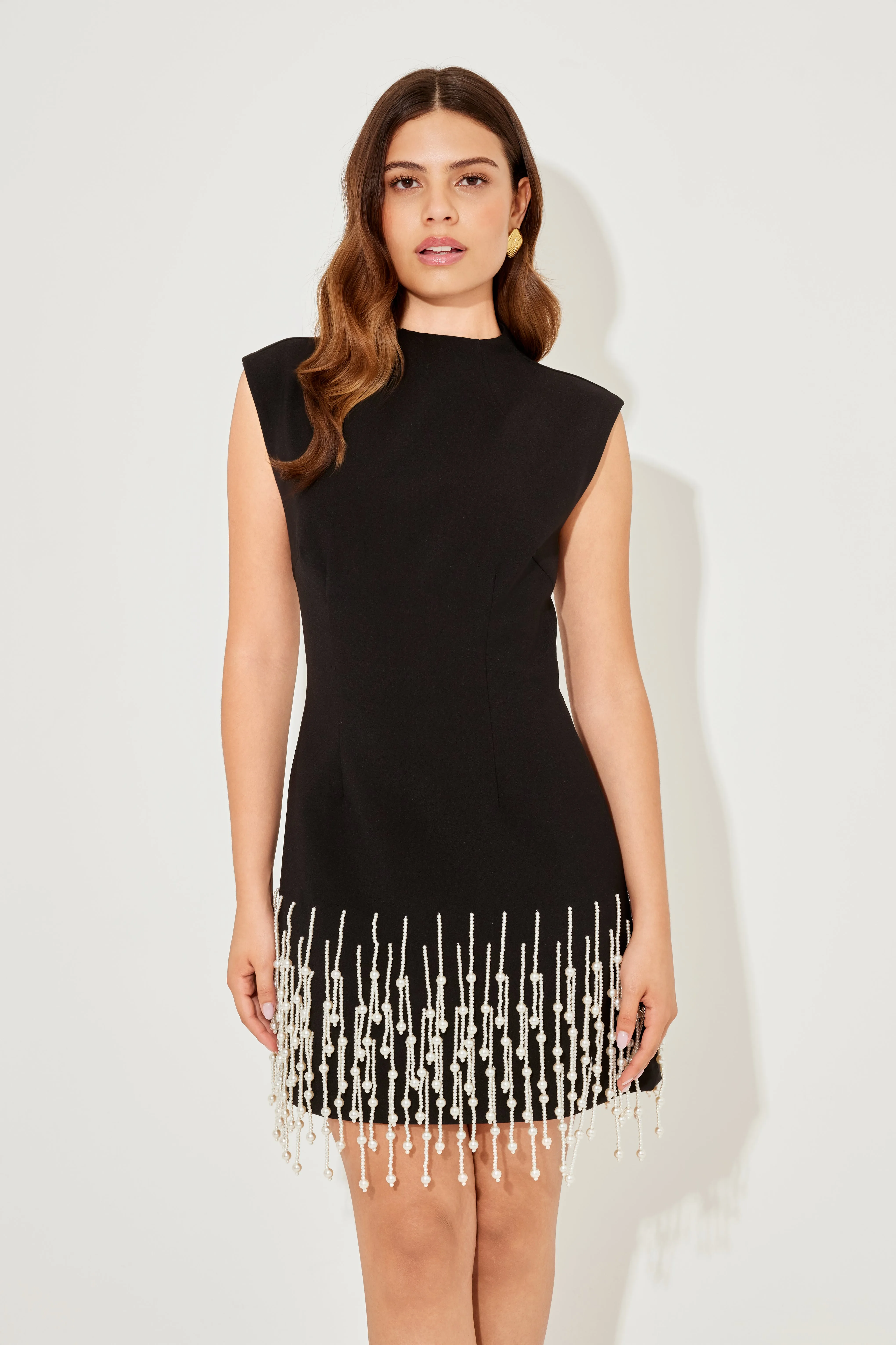 Sleeveless Pearl Drop Dress sold by Odd Muse product image thumbnail 5