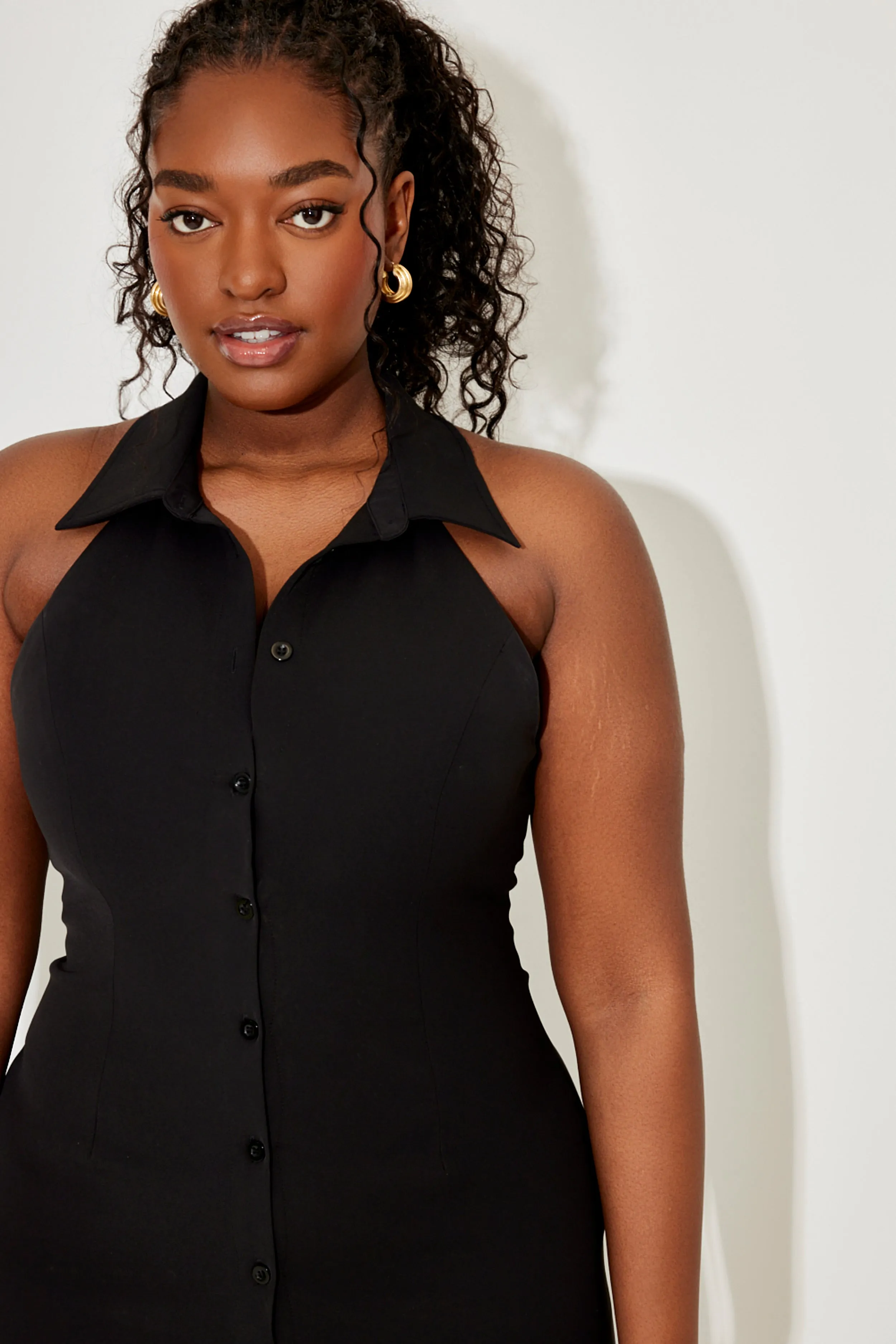 Collar Maxi Dress sold by Odd Muse product image thumbnail 2