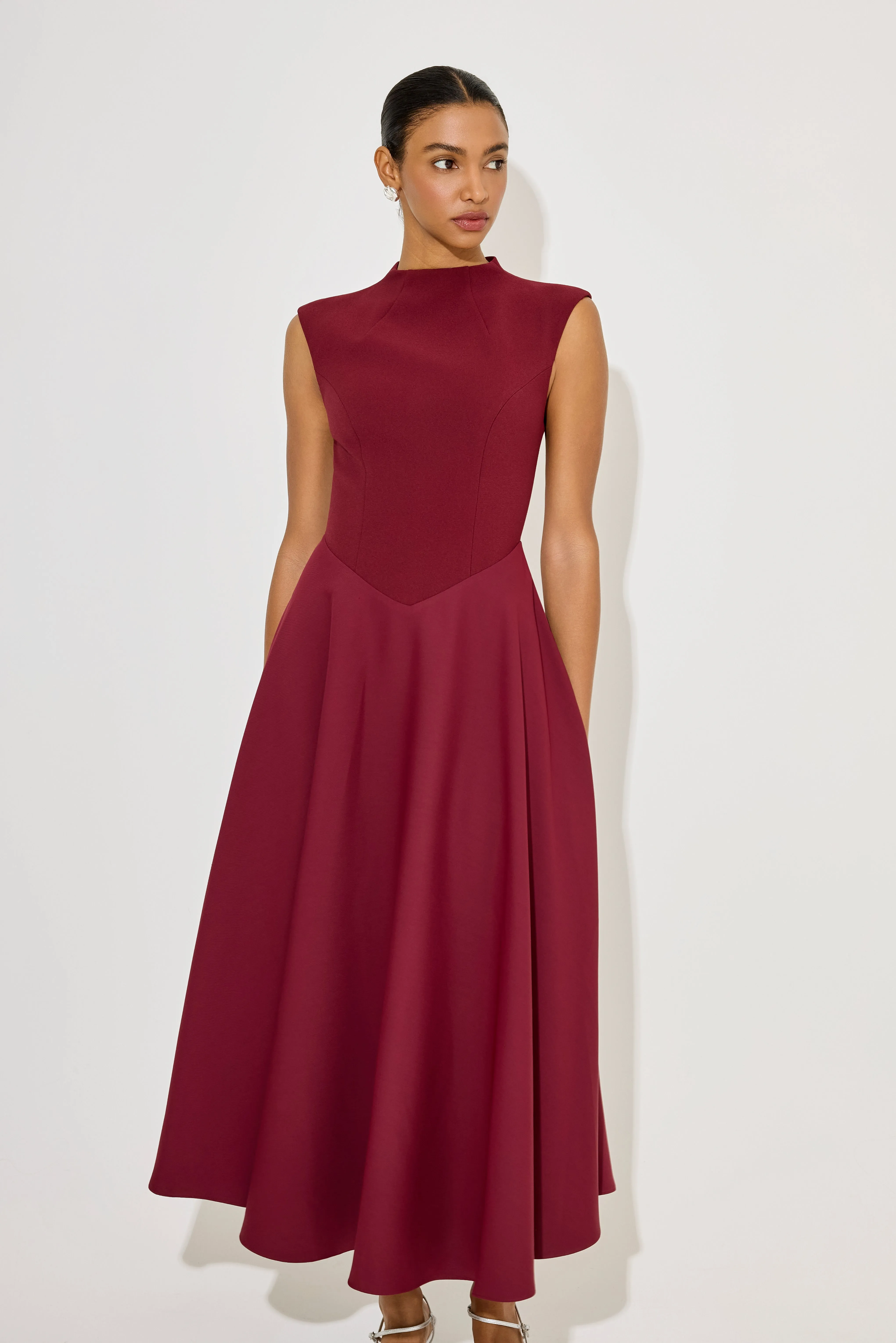 High Waist Midi Dress sold by Odd Muse product image thumbnail 3