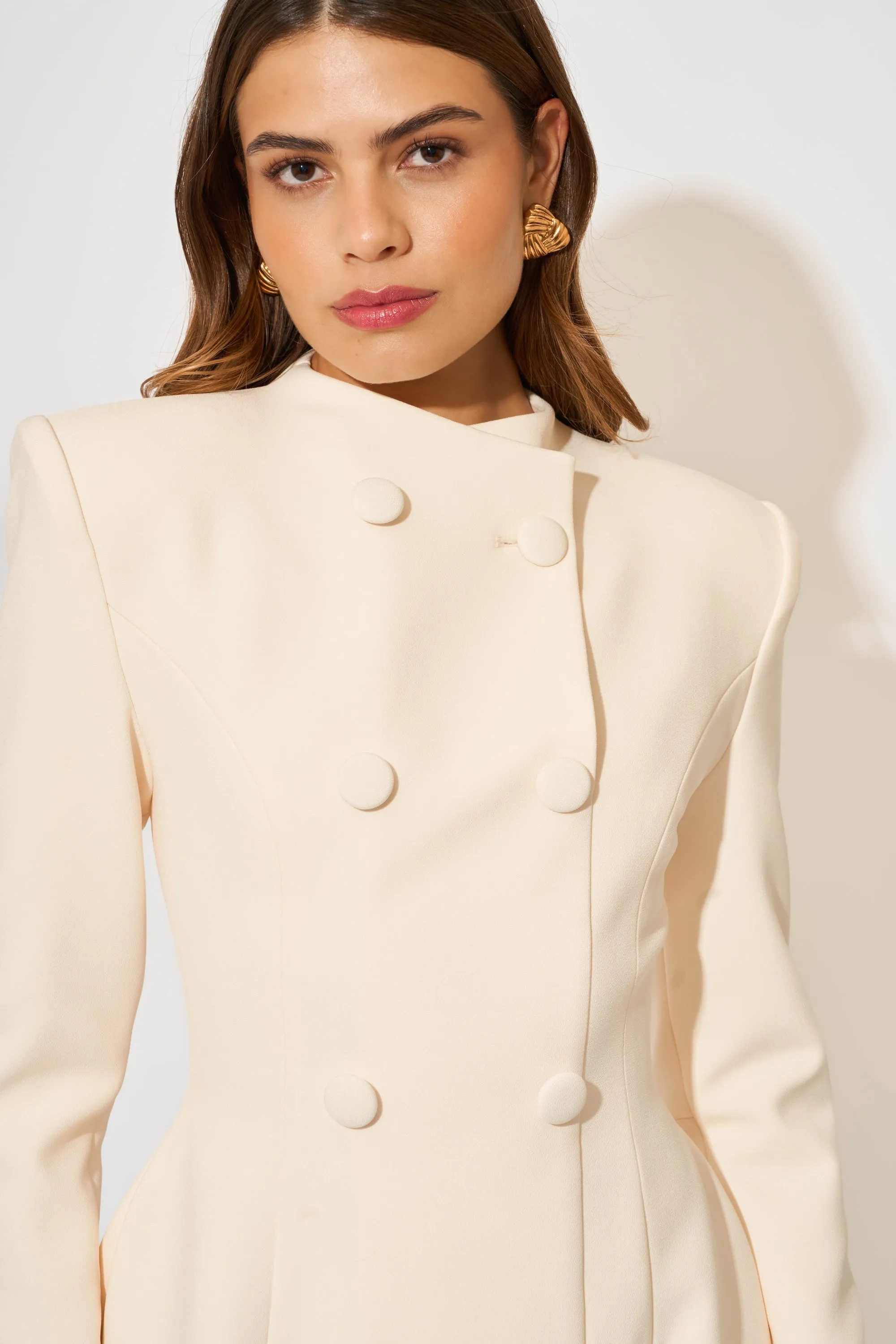 Button Mini Dress sold by Odd Muse product image thumbnail 3