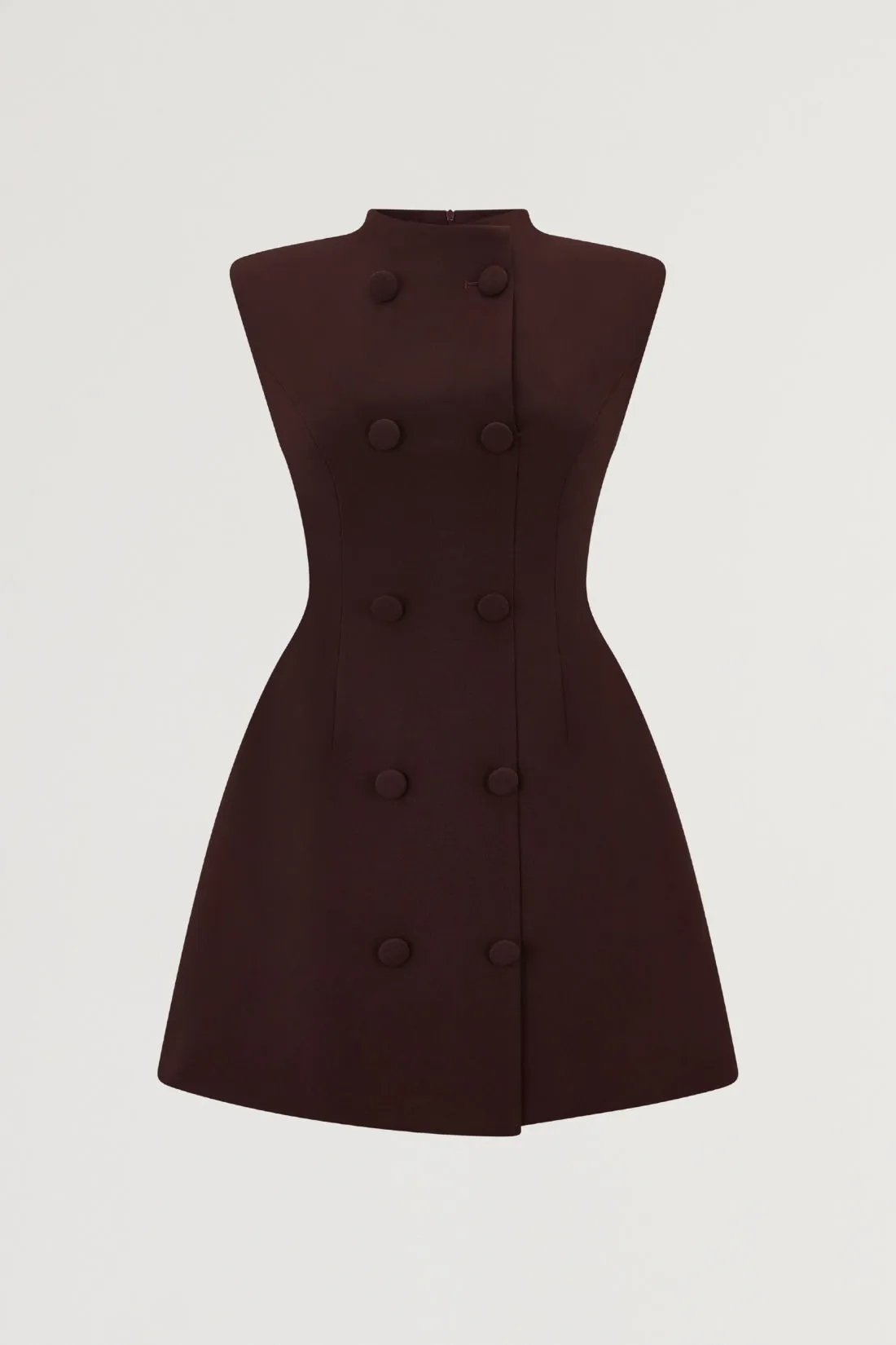 Sleeveless Button Mini Dress sold by Odd Muse product image thumbnail 5