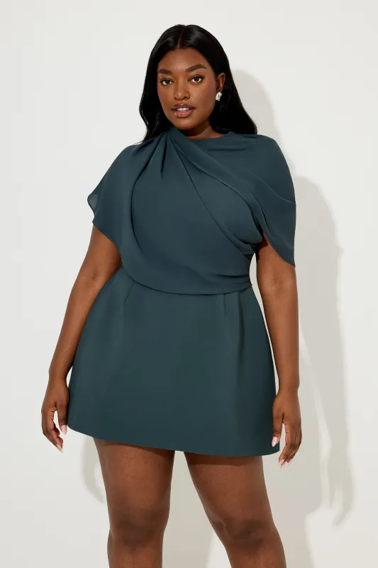 Gathered Mini Dress sold by Odd Muse