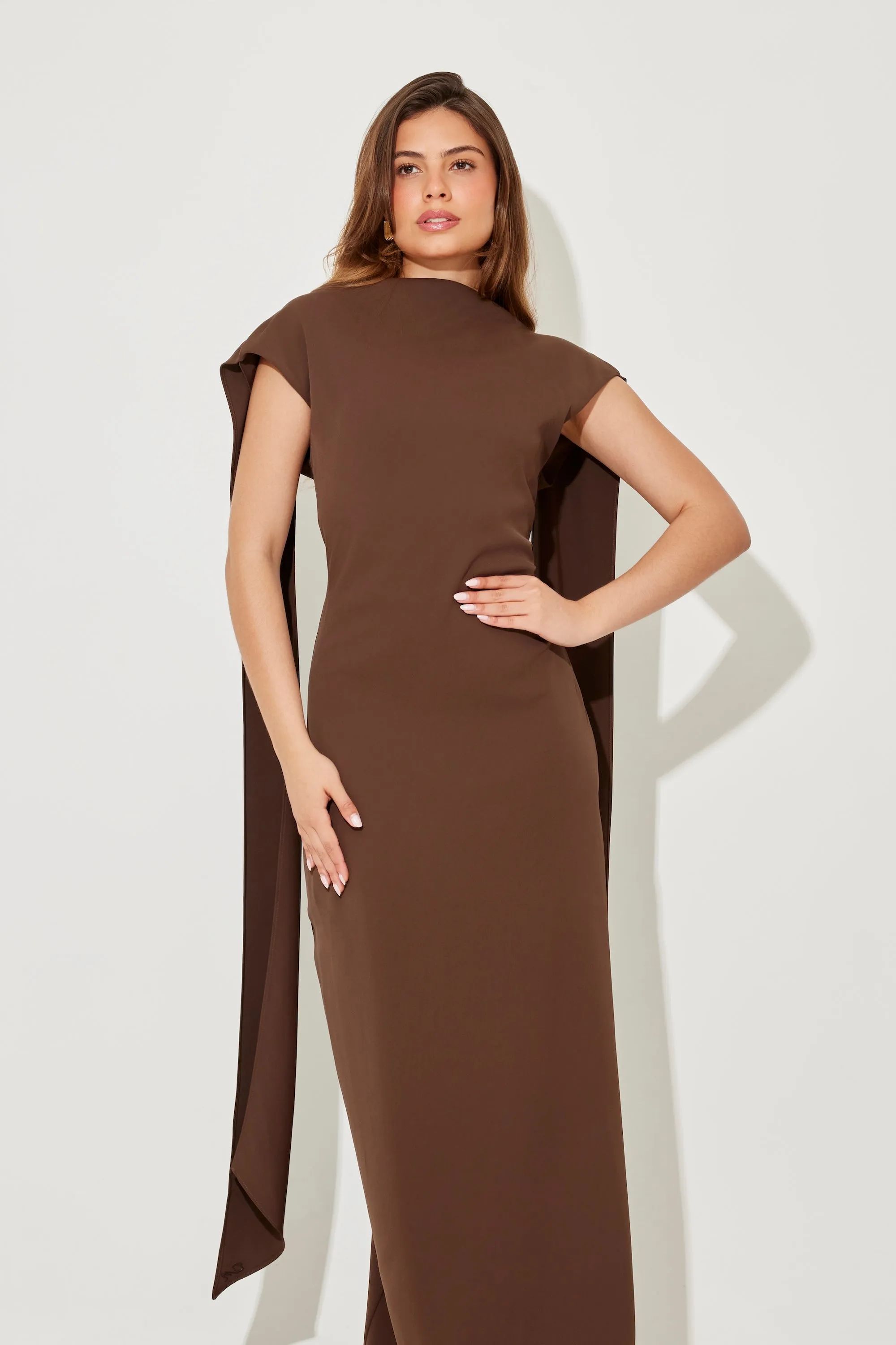 Drape Maxi Dress sold by Odd Muse product image thumbnail 4