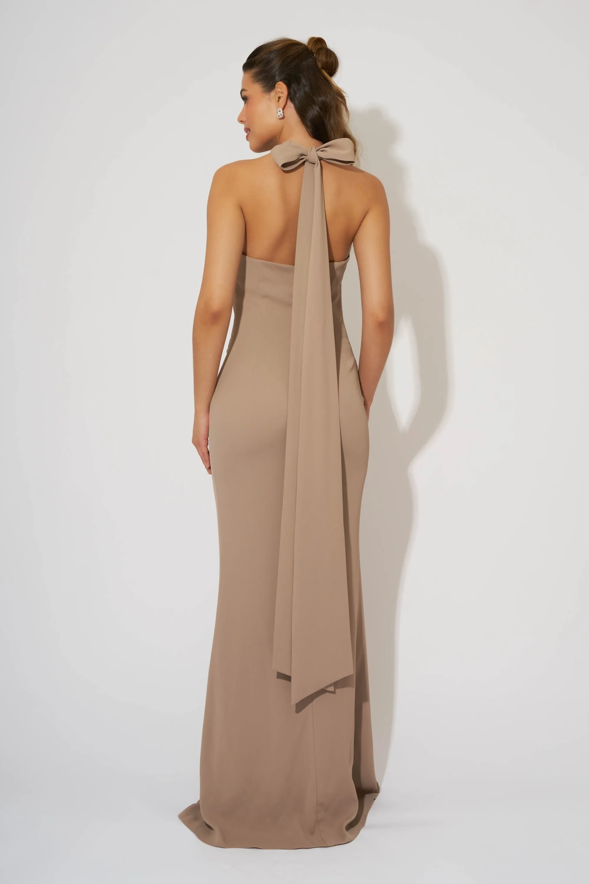 Cross Halter Neck Maxi Dress sold by Odd Muse product image thumbnail 4