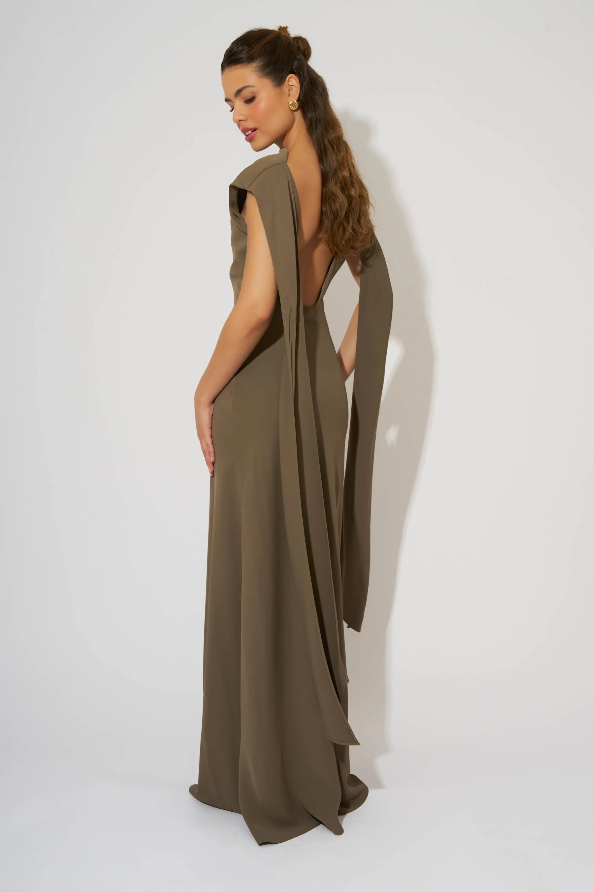 Drape Maxi Dress sold by Odd Muse product image thumbnail 4