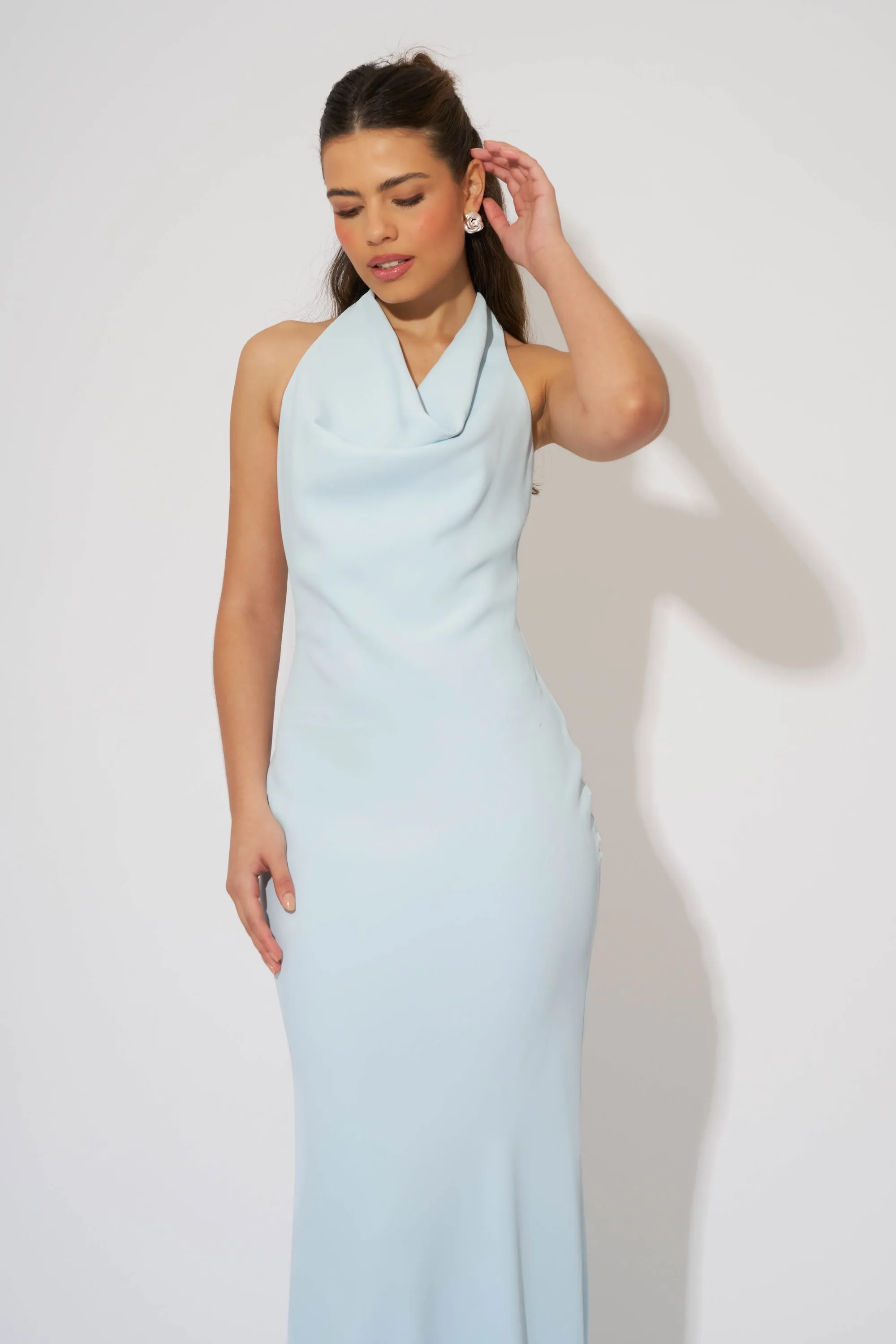 Cowl Neck Maxi Dress sold by Odd Muse product image thumbnail 3