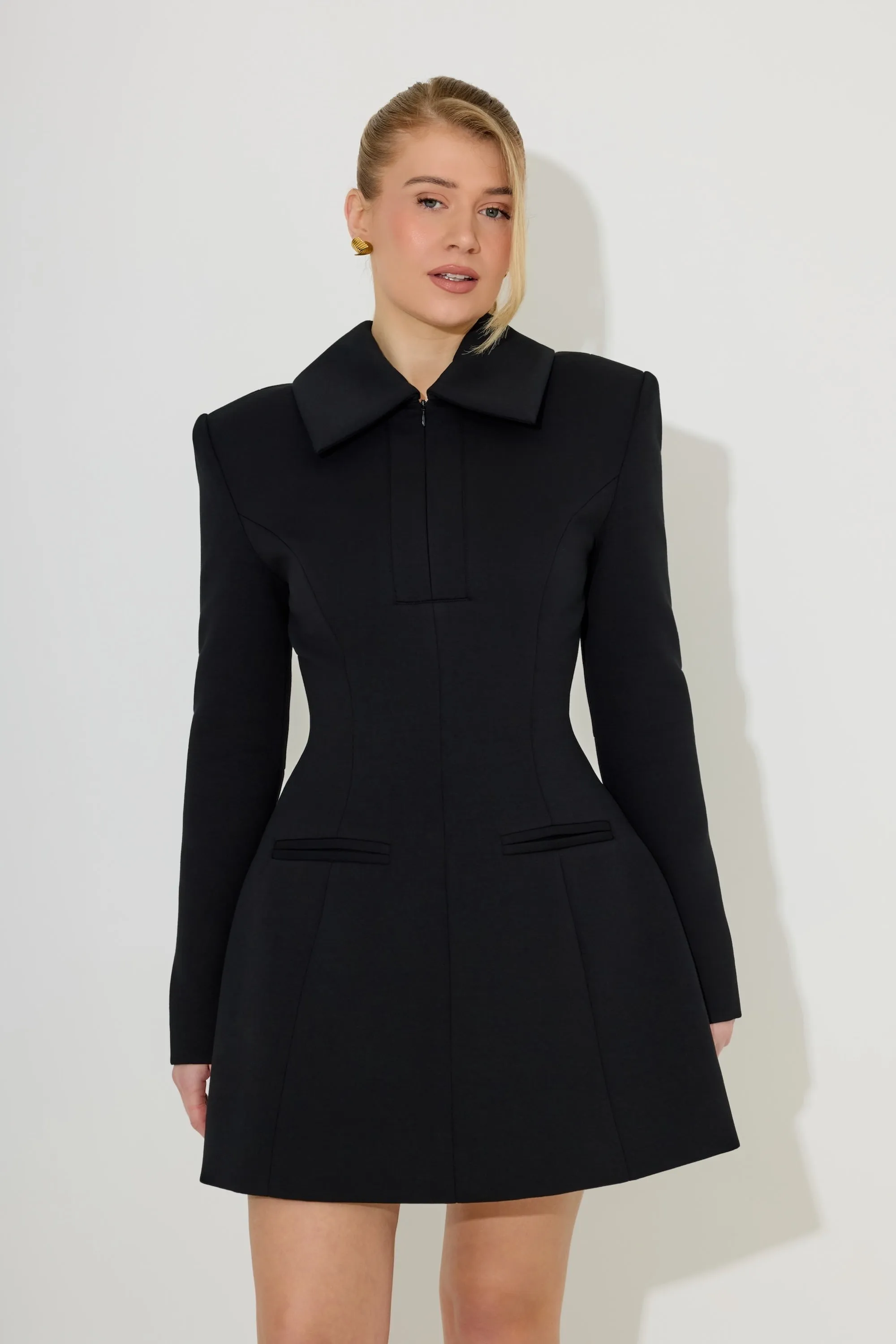 Zip Detail Mini Dress sold by Odd Muse product image thumbnail 2