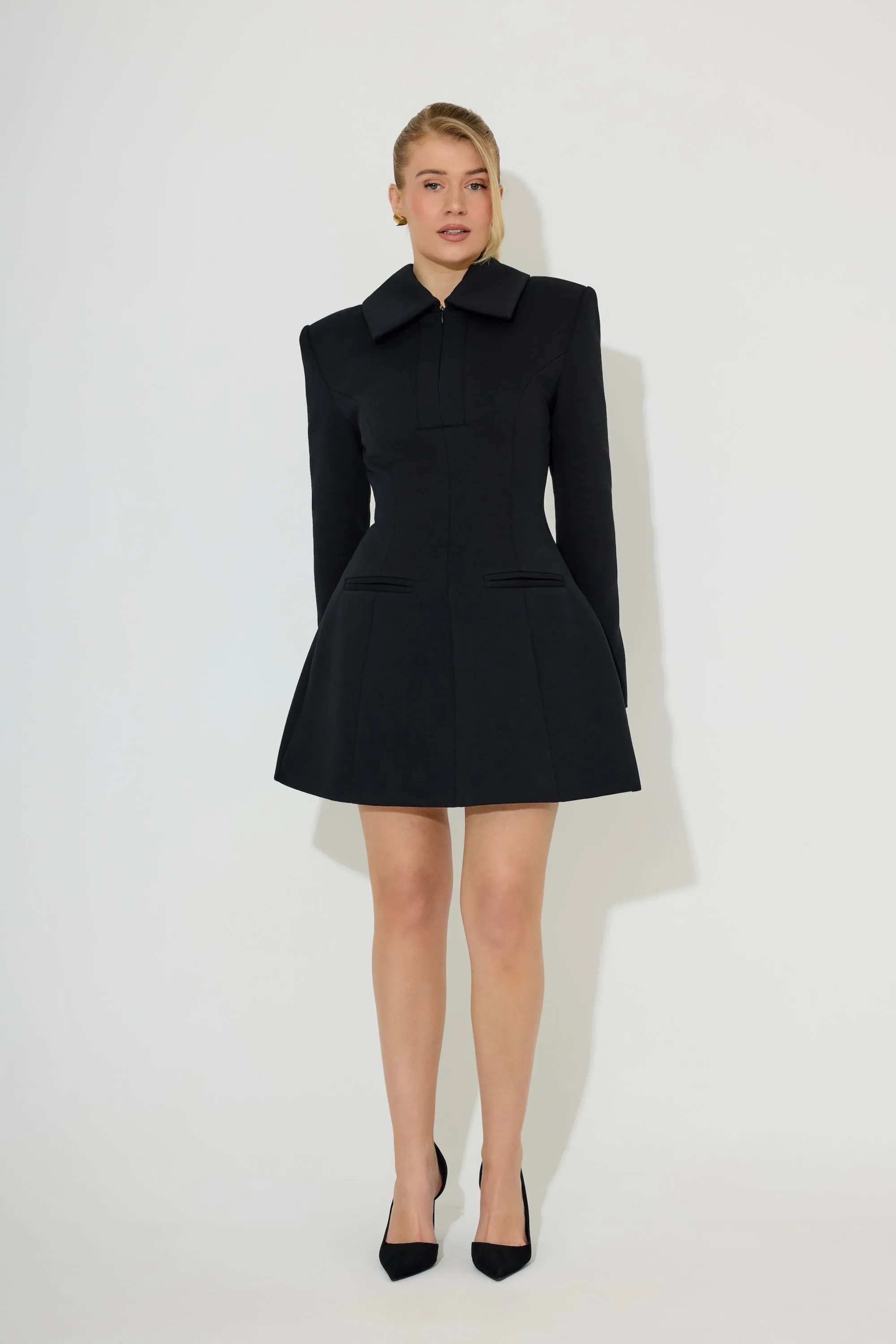 Zip Detail Mini Dress sold by Odd Muse product image thumbnail 3