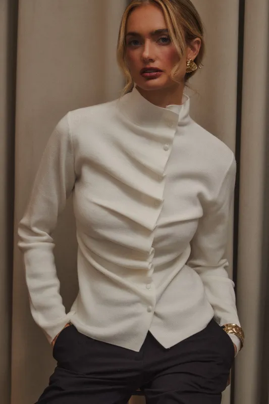 Wool Pleated Top made by Odd Muse