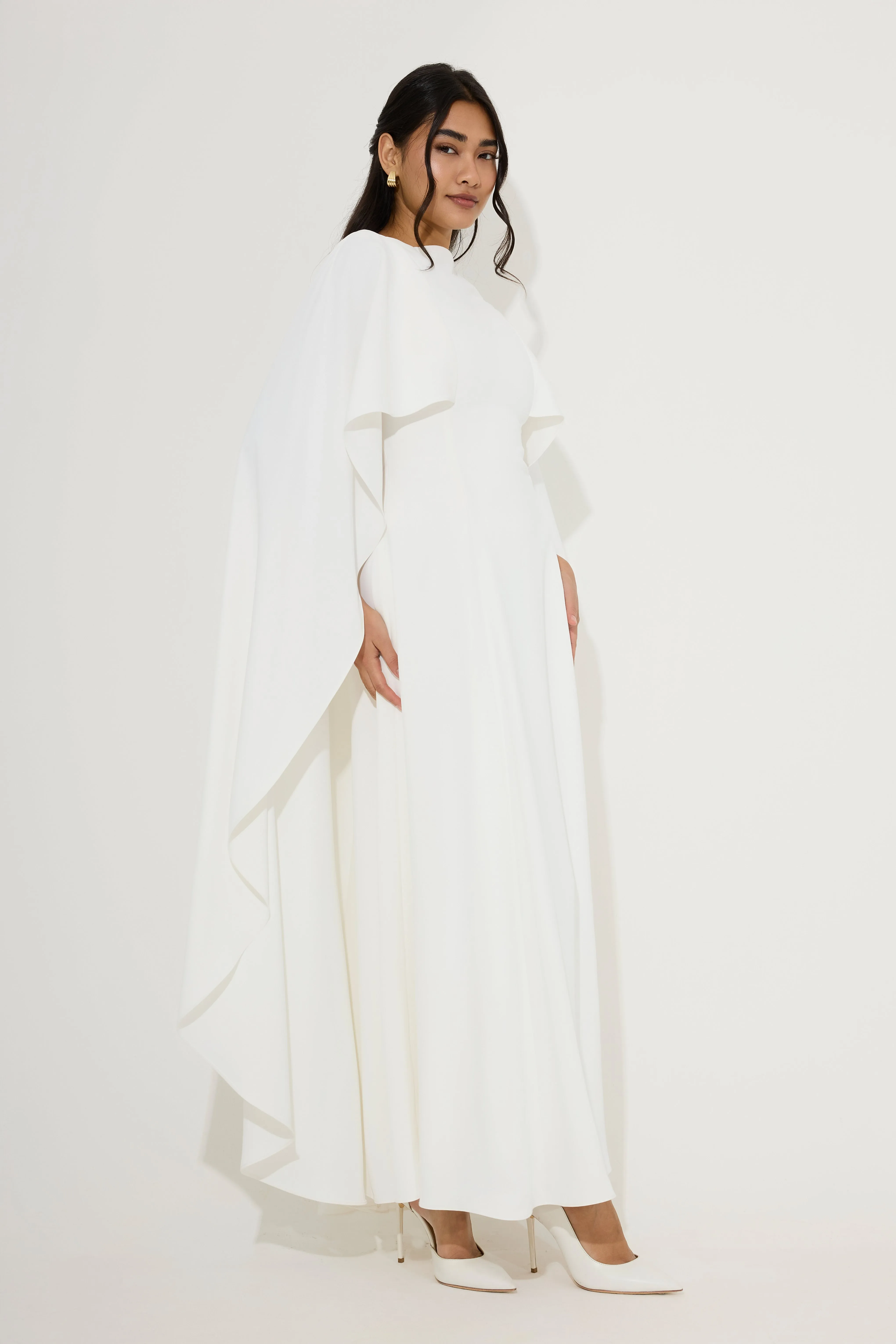 Cape Midi Dress sold by Odd Muse product image thumbnail 3