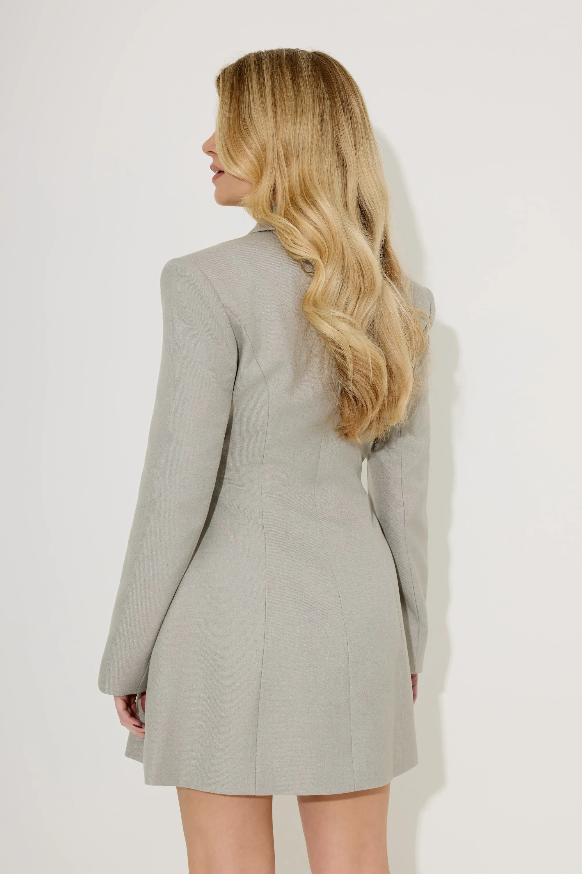 Wool Mix Tailored Blazer Dress sold by Odd Muse product image thumbnail 4