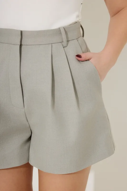 Wool Mix Tailored Shorts sold by Odd Muse