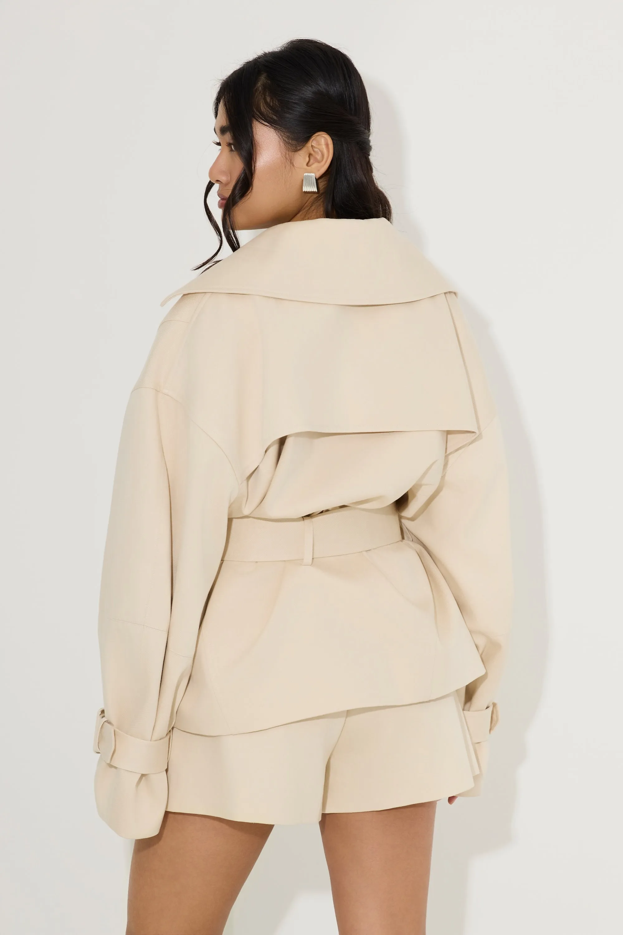 Cotton Mix Trench Jacket sold by Odd Muse product image thumbnail 4