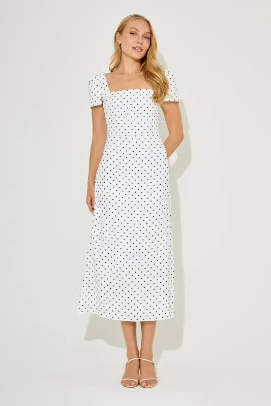 Square Neck Slip Midi Dress made by Odd Muse