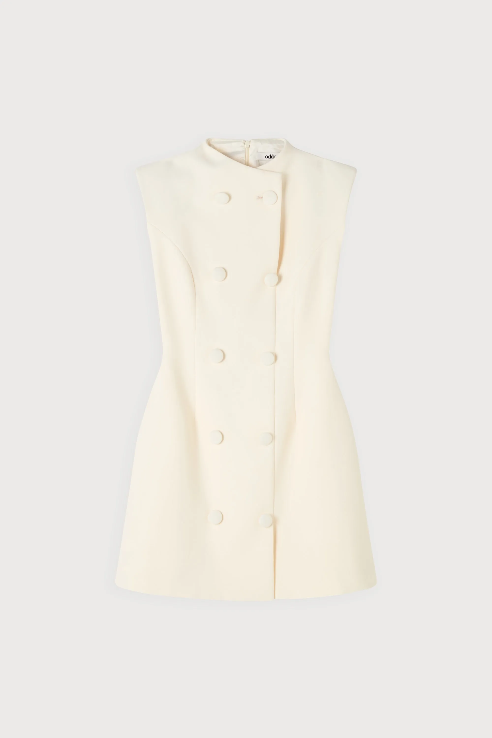 Sleeveless Button Mini Dress sold by Odd Muse product image thumbnail 5