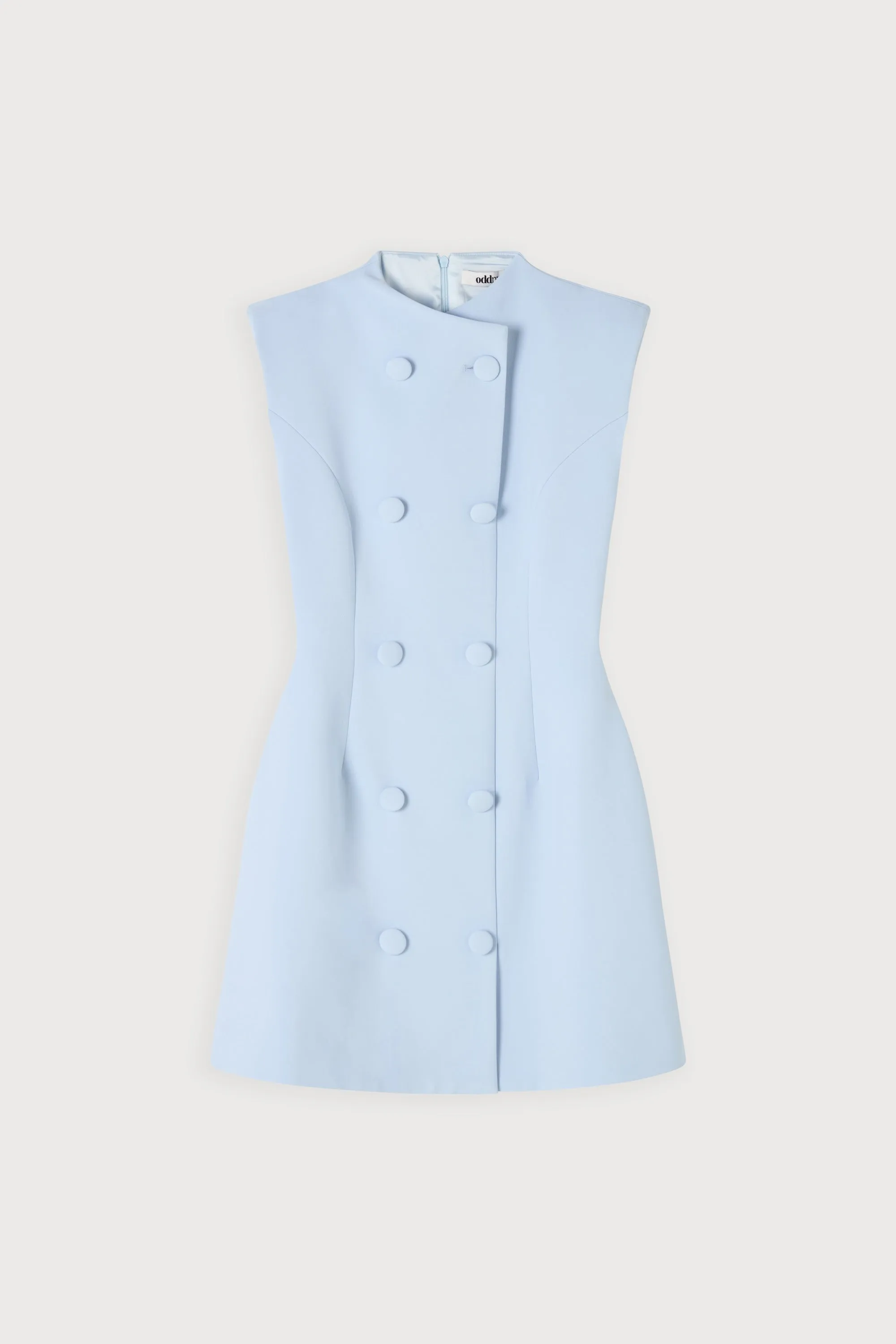 Sleeveless Button Mini Dress sold by Odd Muse product image thumbnail 5