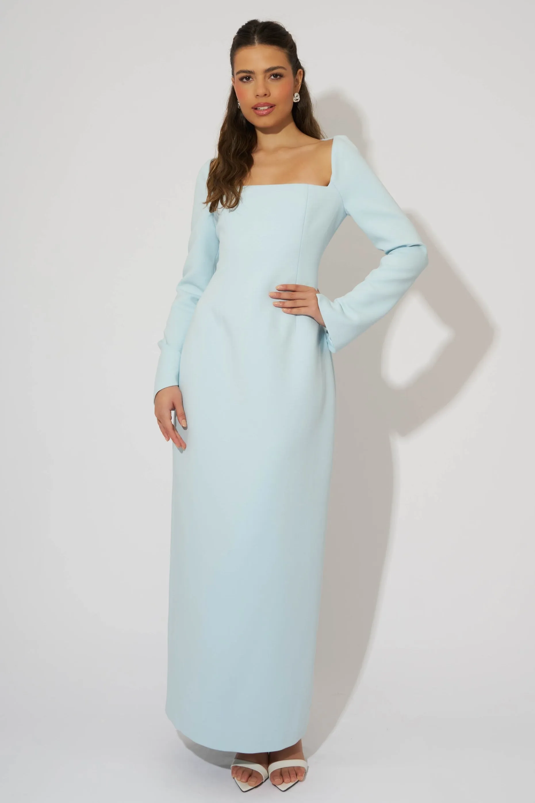 Framed Neckline Maxi Dress sold by Odd Muse