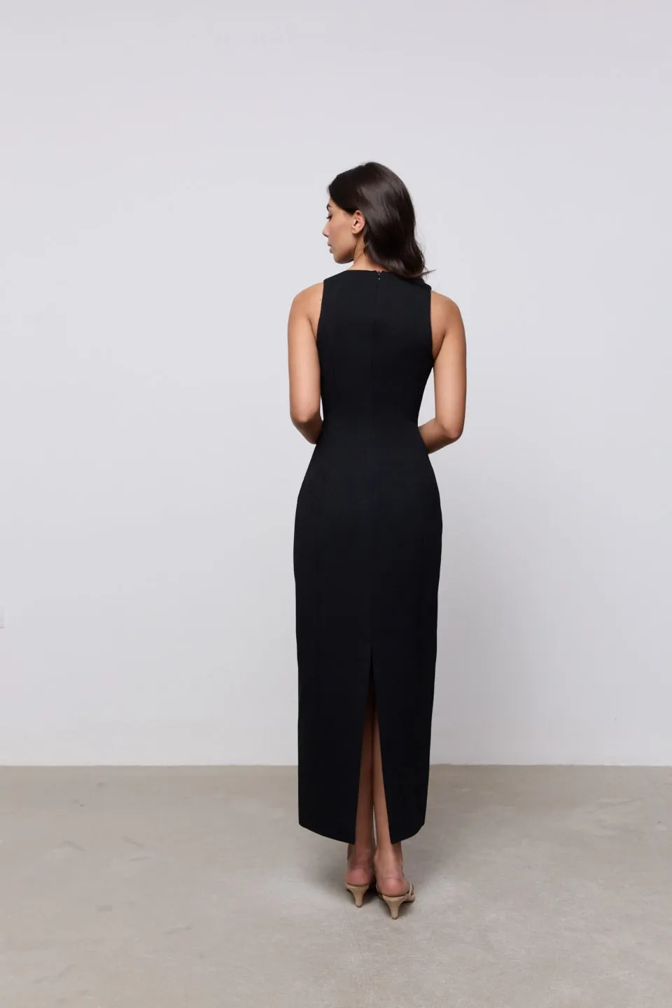 Cotton Mix Midi Dress sold by Odd Muse product image thumbnail 5
