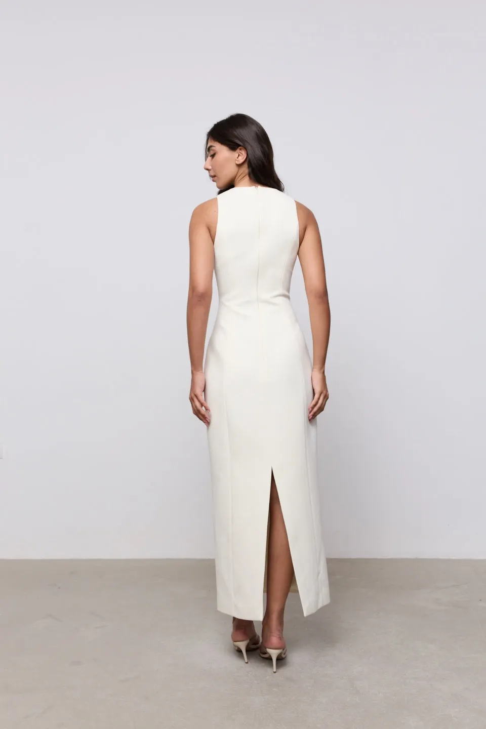 Cotton Mix Midi Dress sold by Odd Muse product image thumbnail 4